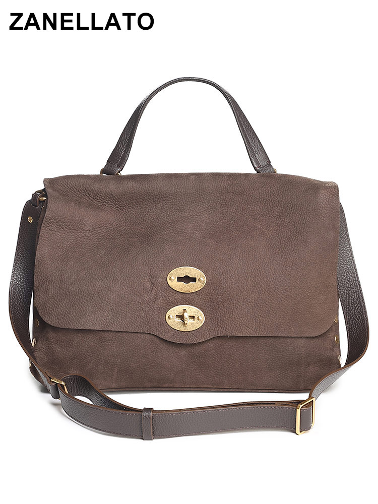 ZANELLATO (ザネラート) 2WAY スエード ショルダーバッグ POSTINA M