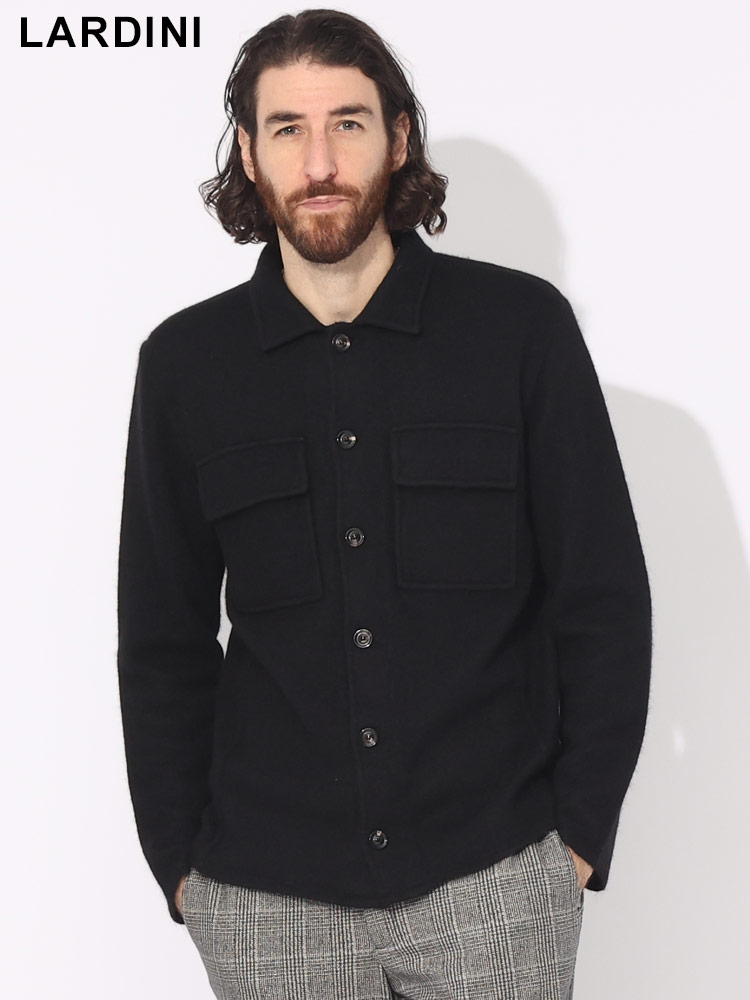 LARDINI (ラルディーニ) ニット ポケット ブルゾン LDLJM80IT61007A