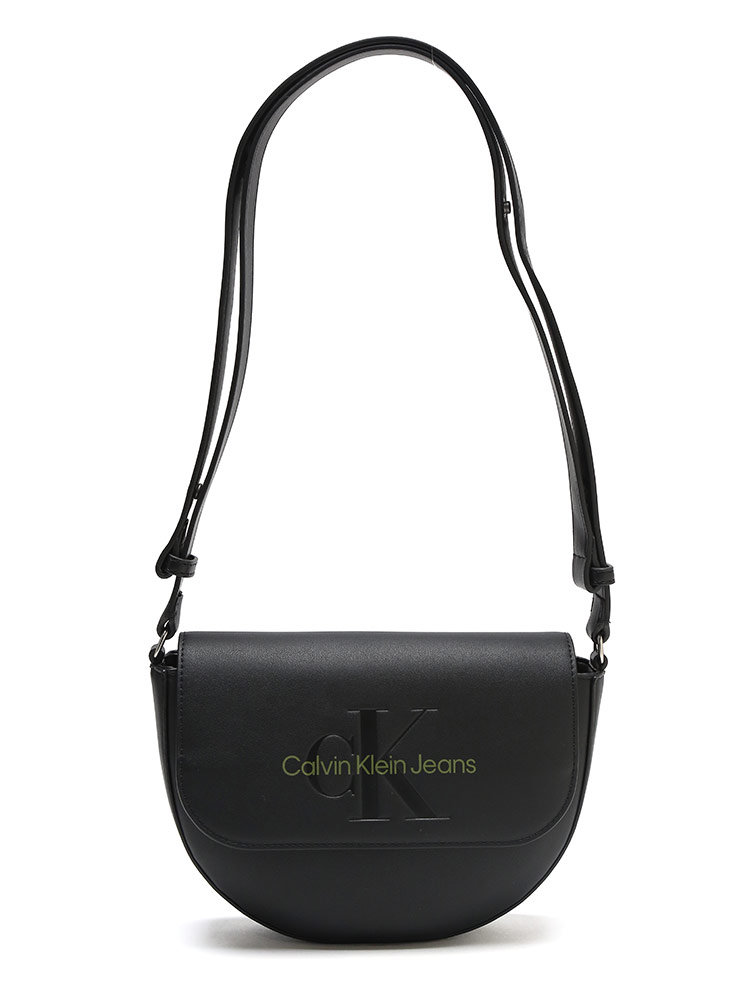 Calvin Klein (カルバンクライン) フェイクレザー ロゴ マグネット式