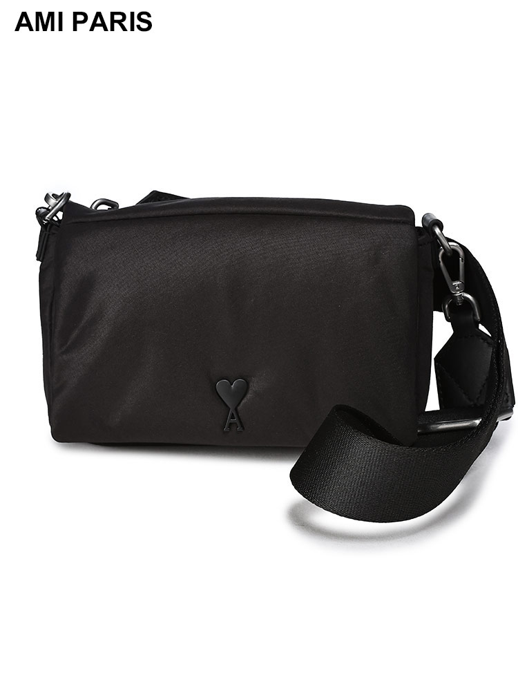 AMI PARIS (アミパリス ) Lunch Box ナイロンキャンバス バッグ