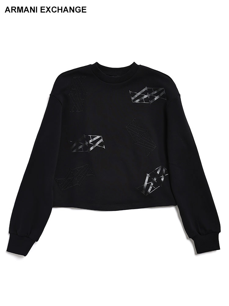 ARMANI EXCHANGE (アルマーニ エクスチェンジ ) ランダムAXロゴ クルー