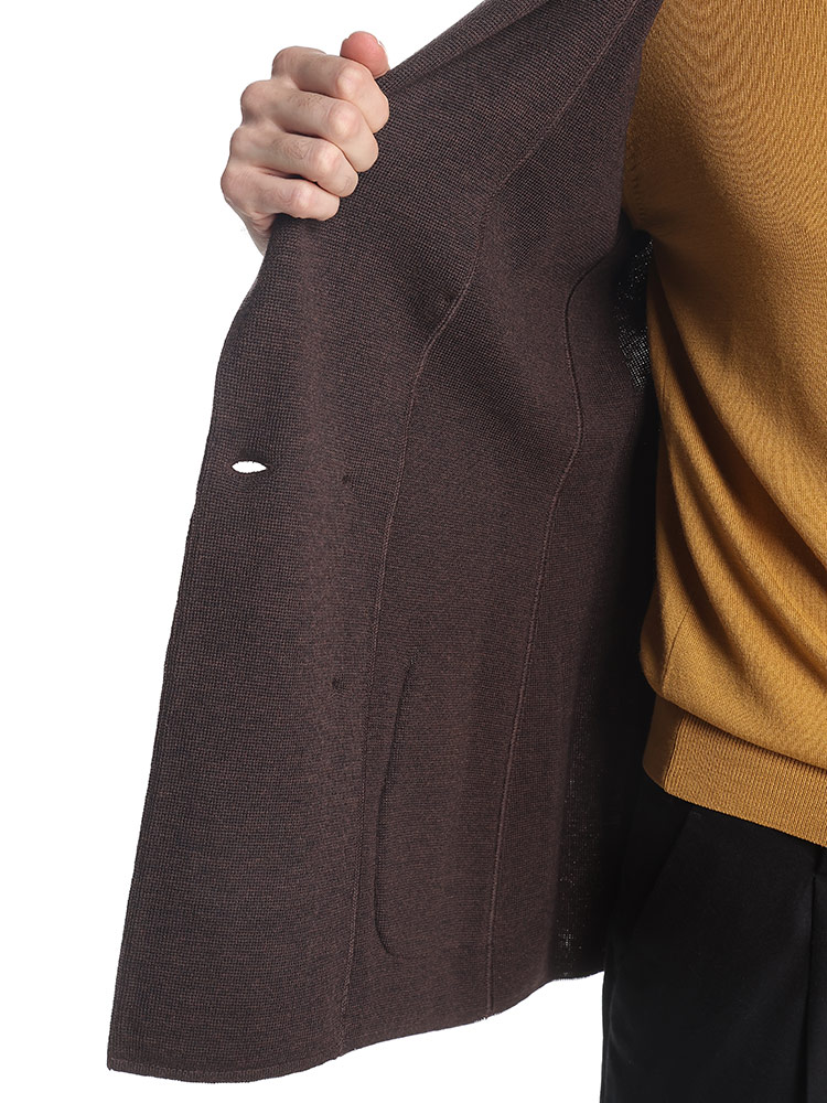 LARDINI (ラルディーニ) ウール ダブル ニットジャケット