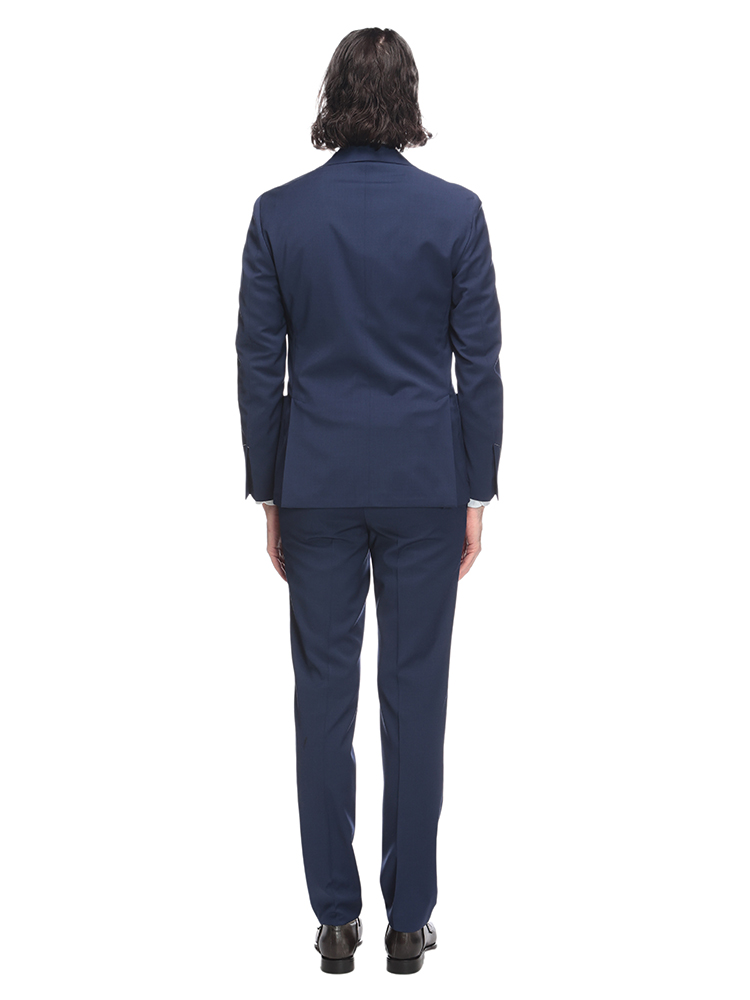 LARDINI (ラルディーニ) ストレッチウール シングル ノータック スーツ