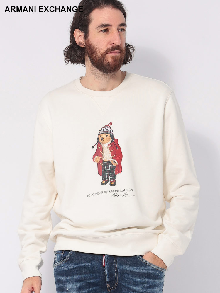 POLO RALPH LAUREN (ポロラルフローレン) 裏起毛 POLOベア クルー