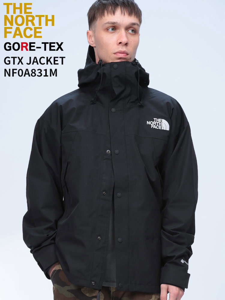 THE NORTH FACE (ザ ノースフェイス) GORE-TEX ロゴ刺繍 フルジップ
