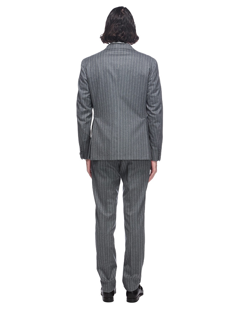 TAGLIATORE (タリアトーレ) フランネルストライプ スリーピース スーツ