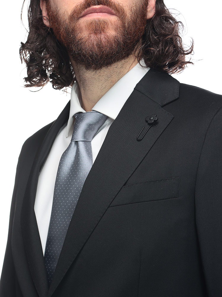 LARDINI (ラルディーニ) 無地 シングル ジャケット ワンタック