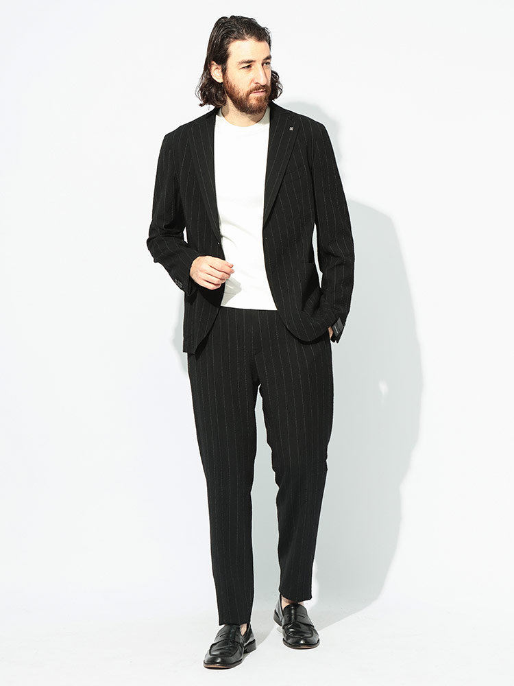 TAGLIATORE (タリアトーレ) シアサッカーストライプ シングル