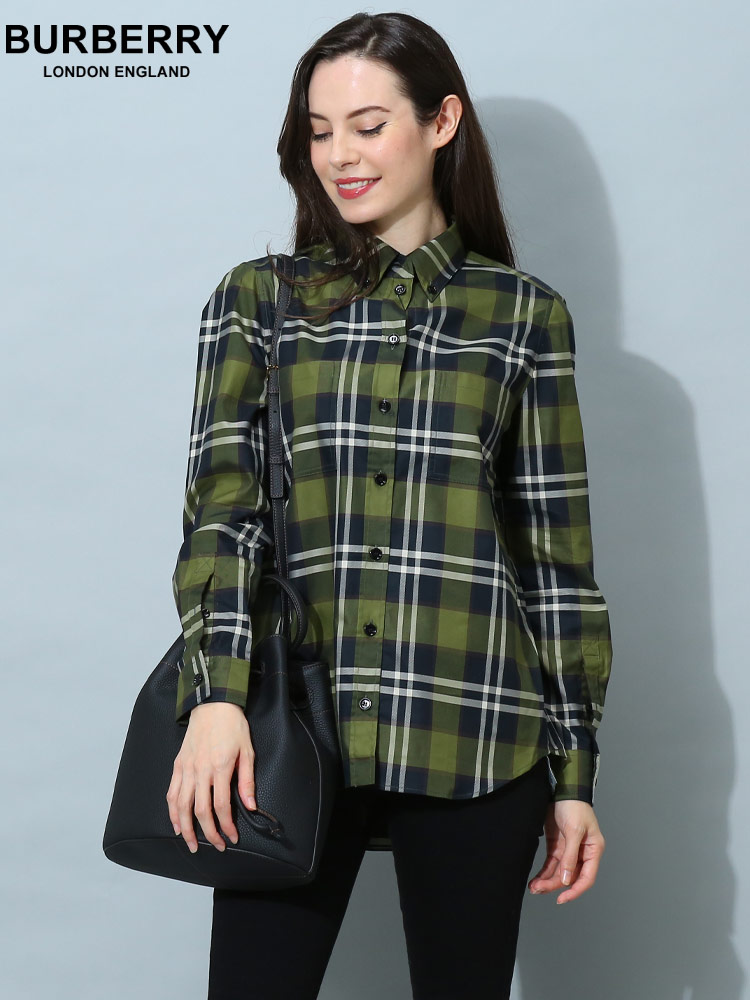バーバリー レディース シャツ BURBERRY ブランド 長袖シャツ トップス