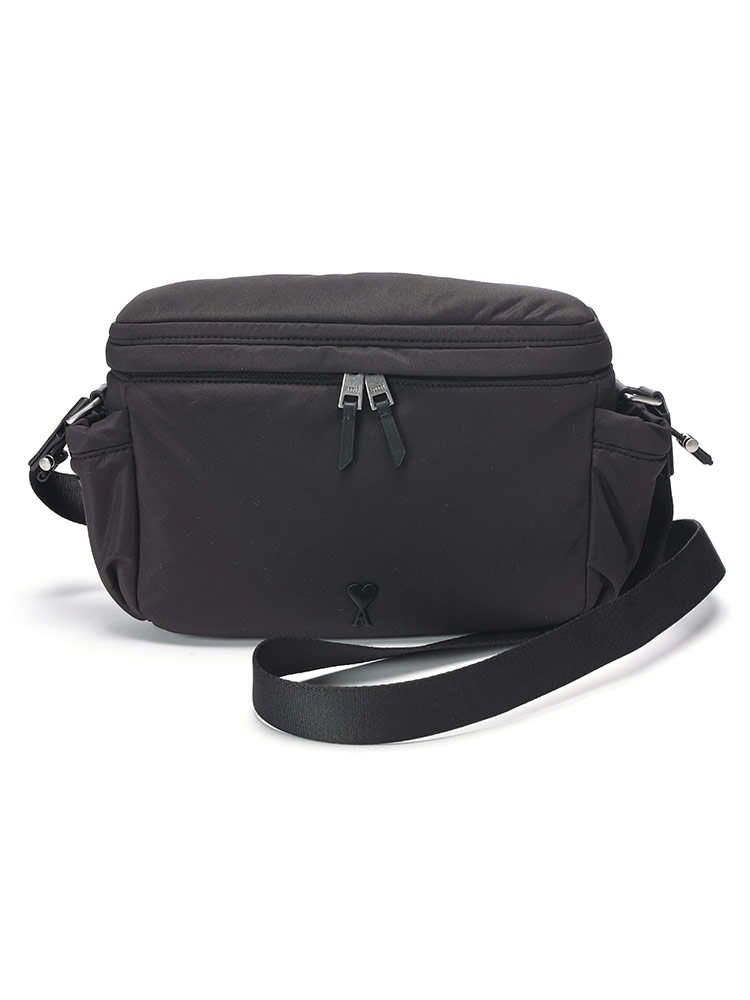 AMI PARIS (アミパリス ) パデッド ナイロンキャンバス メッセンジャー