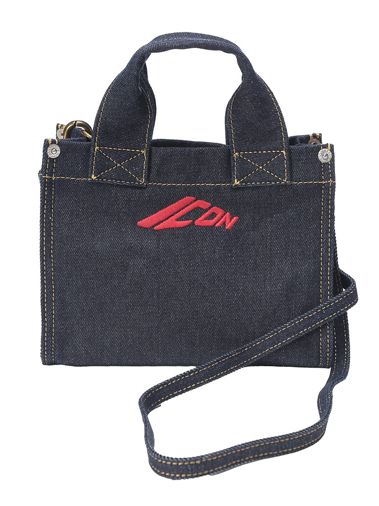 DSQUARED2 (ディースクエアード) ICONロゴ デニム ミニバッグ