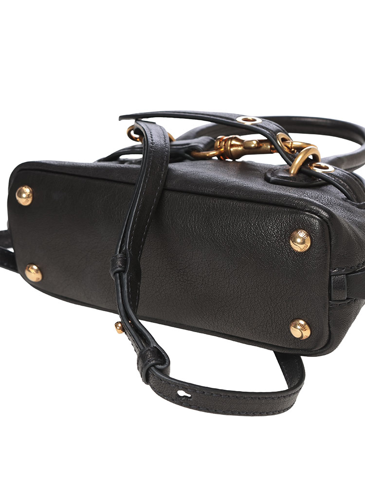 MIU MIU (ミュウミュウ) アバンチュール ミニ ナッパレザー バッグ