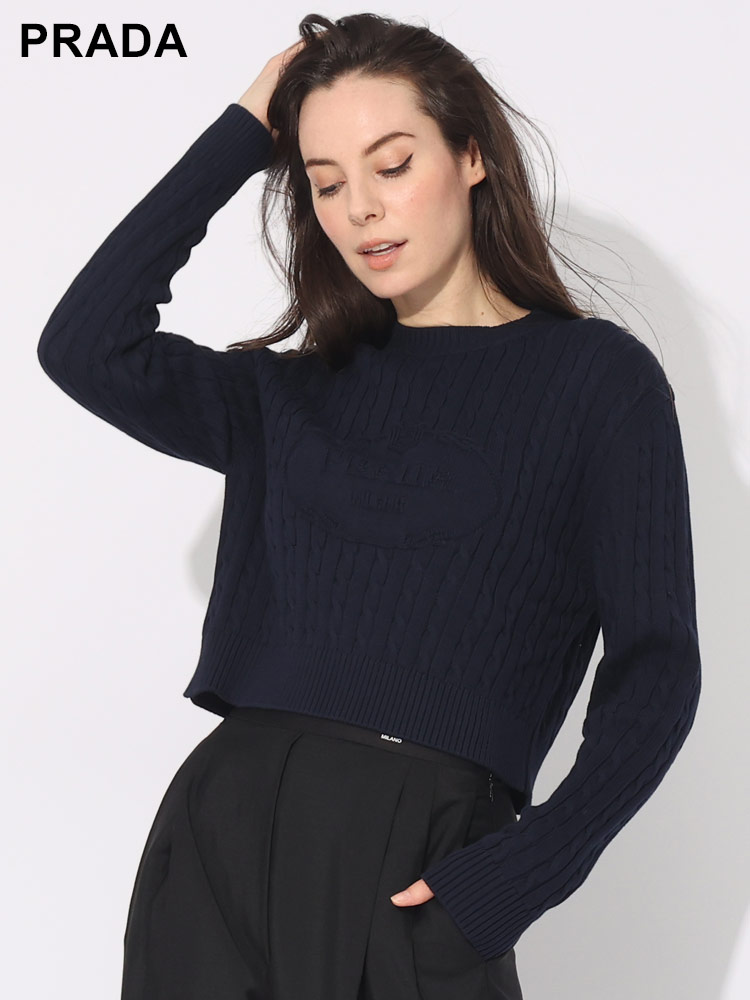 PRADA (プラダ) ロゴ ハイネック ニット PRLP24A2S ブランド