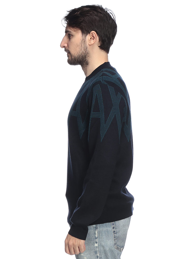 ARMANI EXCHANGE (アルマーニ エクスチェンジ) ラウンドロゴ クルー