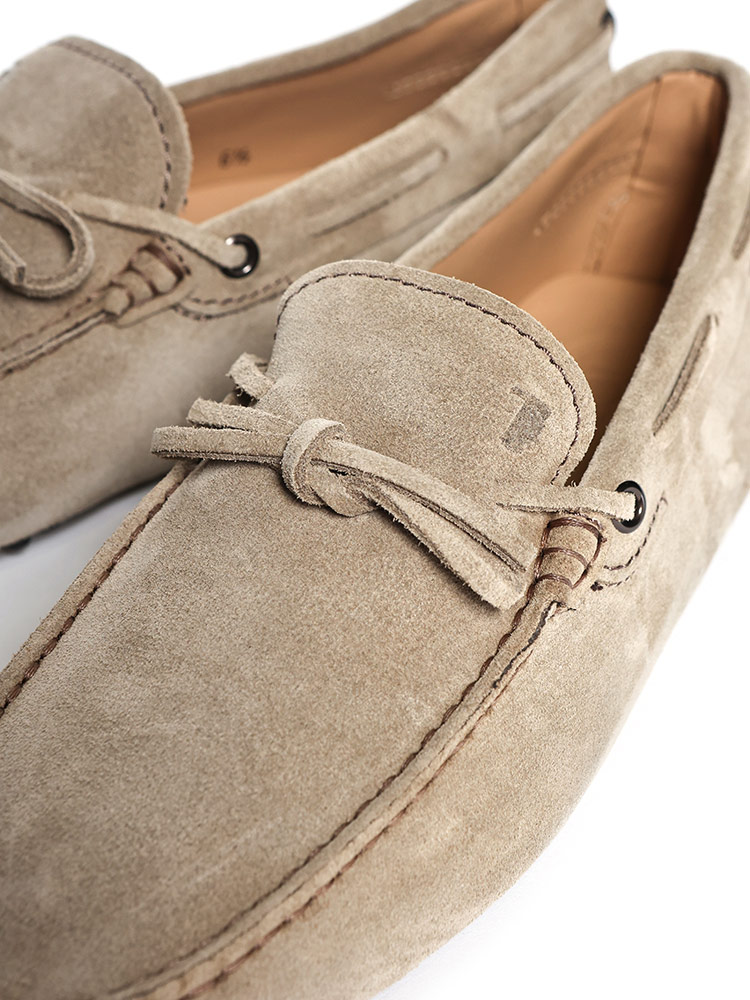 TOD'S (トッズ) スエード ゴンミーニ ドライビングシューズ TDXXMGW054
