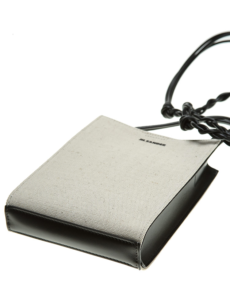 JIL SANDER (ジルサンダー) ミニロゴ キャンバス ショルダーバッグ