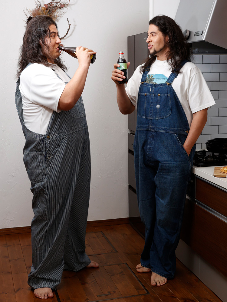 大きいサイズ メンズ Lee (リー) ヒッコリー ストライプ