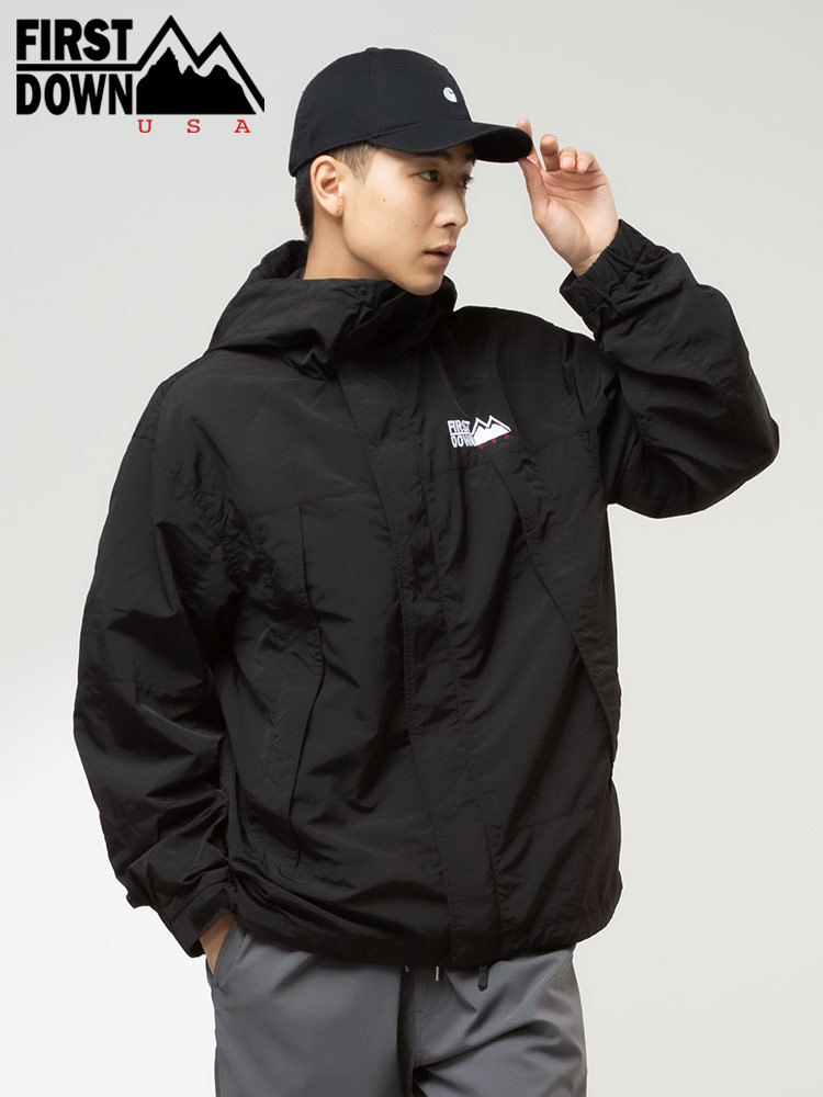 FIRST DOWN USA (ファーストダウンユーエスエー) ロゴ刺繍 ナイロン