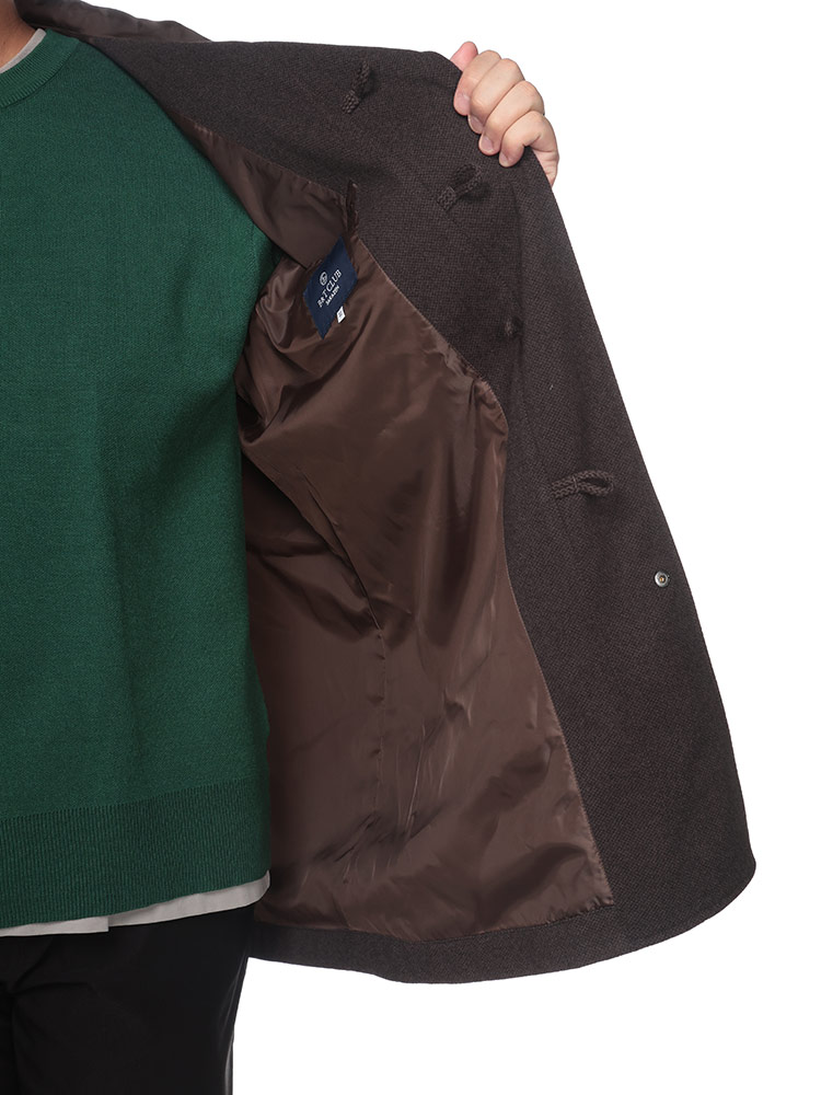 ダッフルコート ふわかるWOOLLY＋ ストレッチ アウター ビジネス