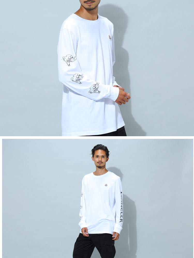 モンクレール メンズ Tシャツ 長袖 MONCLER ブランド ロンT トップス