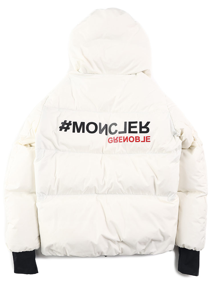 MONCLER (モンクレール) プリント フード フルジップ ダウンジャケット