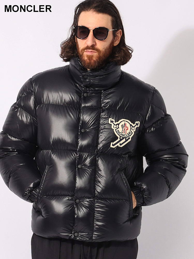 MONCLER (モンクレール) スキーワッペン フルジップ ダウンジャケット