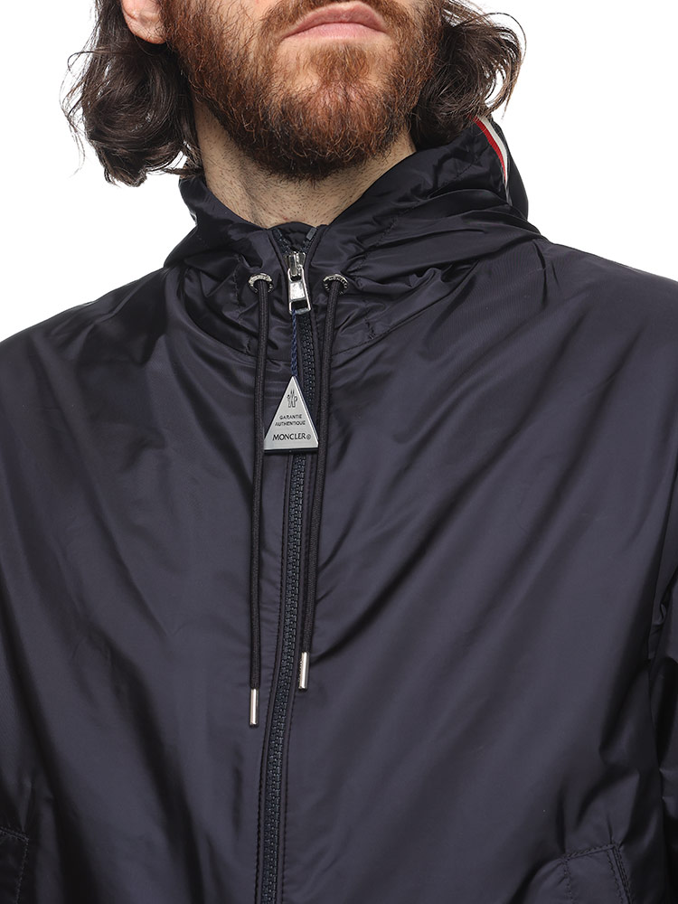 MONCLER (モンクレール) 撥水 フードトリコロールライン ナイロン