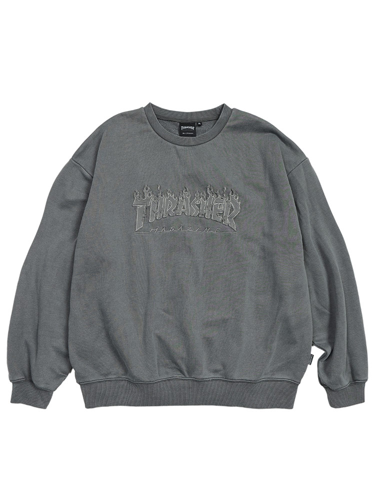 THRASHER (スラッシャー) ピグメント加工 スウェット トレーナー