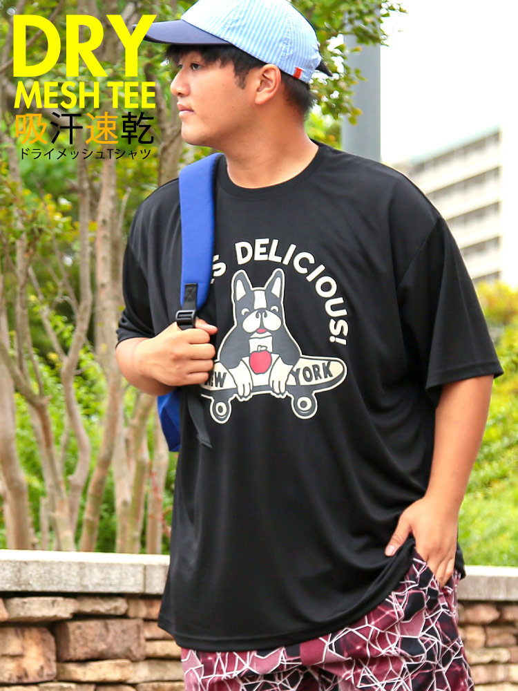 EC限定商品 大きいサイズ メンズ PIMLICO 吸水速乾 DRYメッシュ T