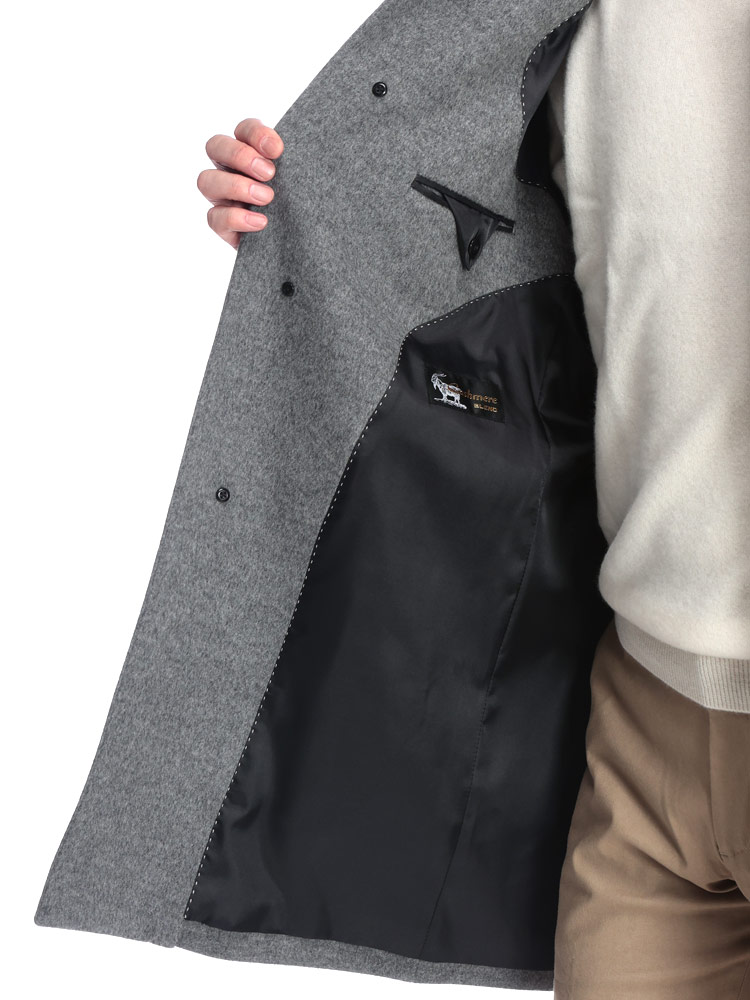 VITTORIO VENETO (ヴィットリオヴェネト) カシミヤ混 シングル ハーフ