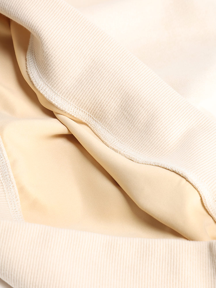 トレーナー ポンチスウェード ヒゲ刺繍 クルーネック トレーナー