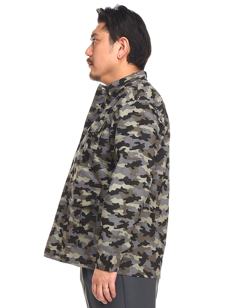 大きいサイズ メンズ B＆T CLUB (ビーアンドティークラブ) 迷彩柄