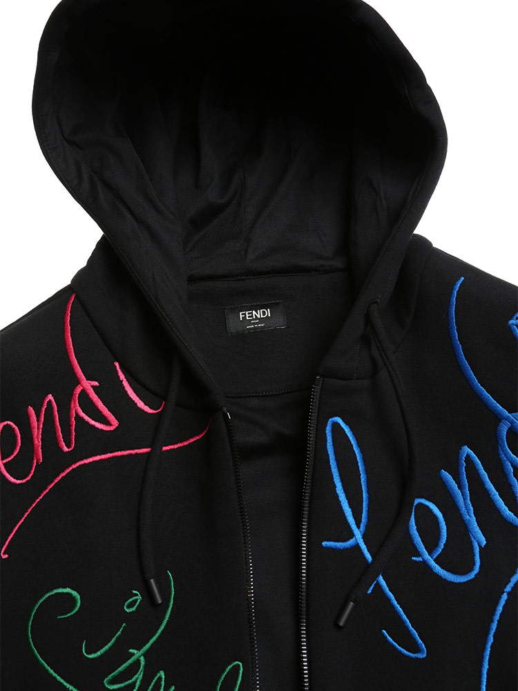 FENDI フェンディ 刺繍 スウェット パーカー ブランド メンズ トップス
