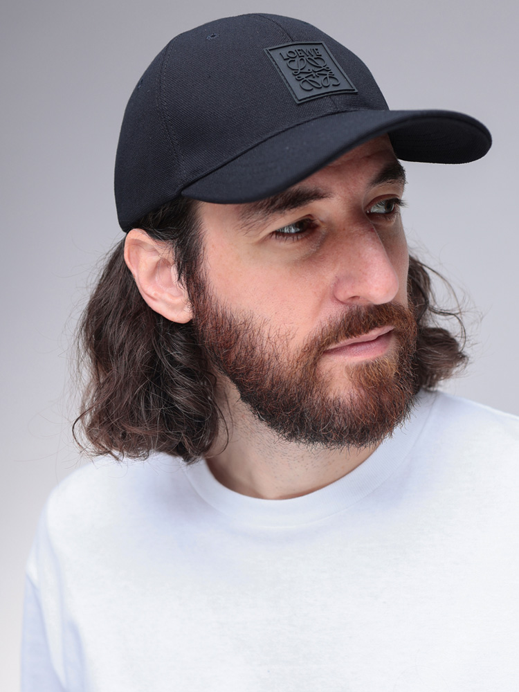 LOEWE (ロエベ) アナグラムパッチ キャンバスキャップ LEK820358X88