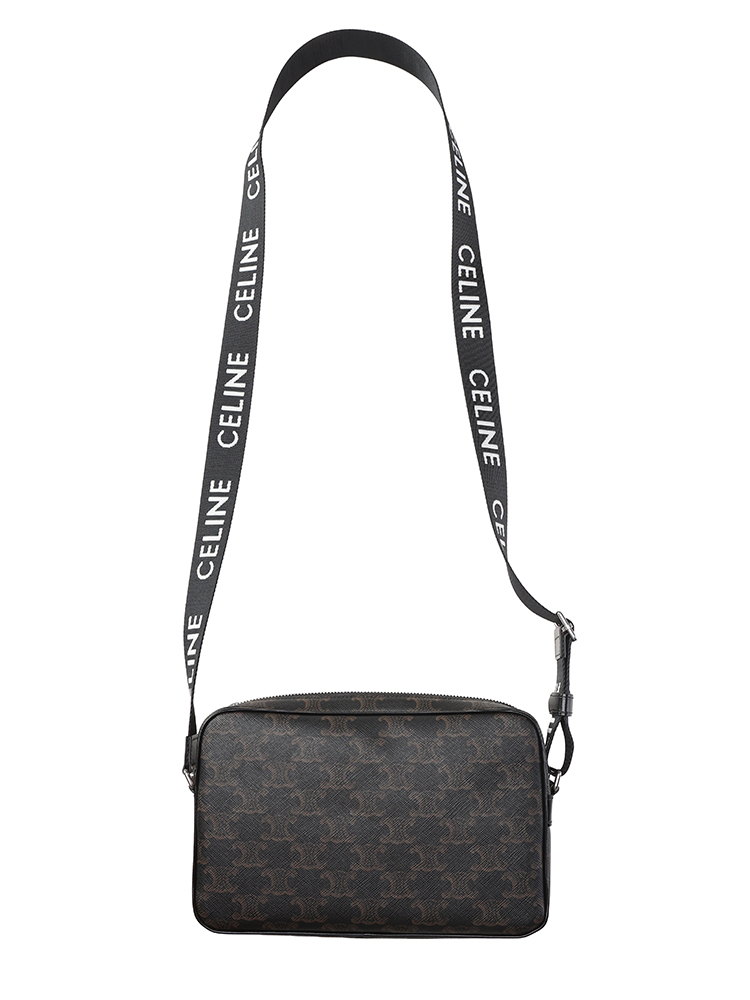 CELINE (セリーヌ) トリオンフキャンバス カーフスキン メッセンジャー