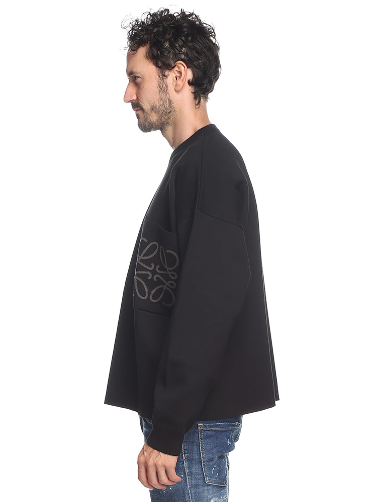 LOEWE (ロエベ) ポケット クルーネック ニット ANAGRAM POCKET