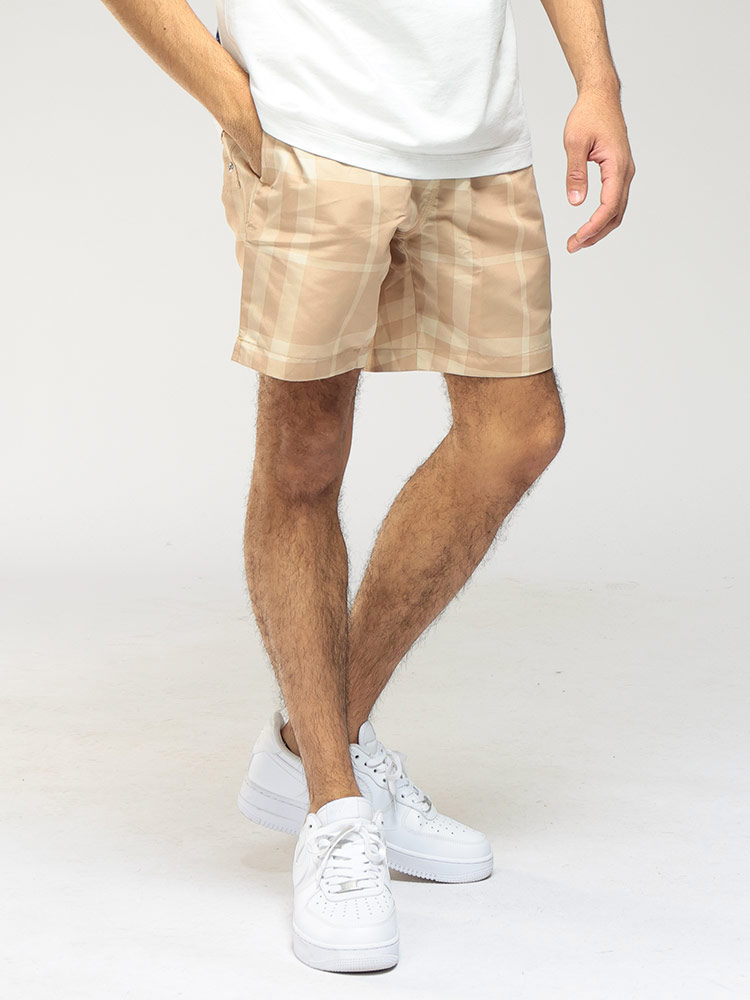 BURBERRY (バーバリー) 水陸両用 チェック柄 メッシュインナー スイム