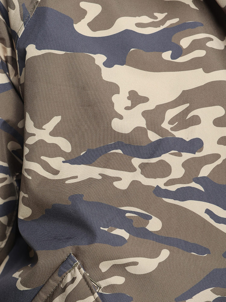 phenix (プラスフェニックス) 迷彩柄 フルジップ ダウンジャケット