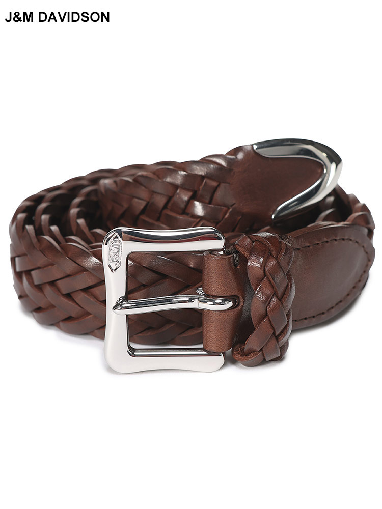 J&M Davidson (ジェイアンドエムデヴィッドソン) 牛革 手編み ピン