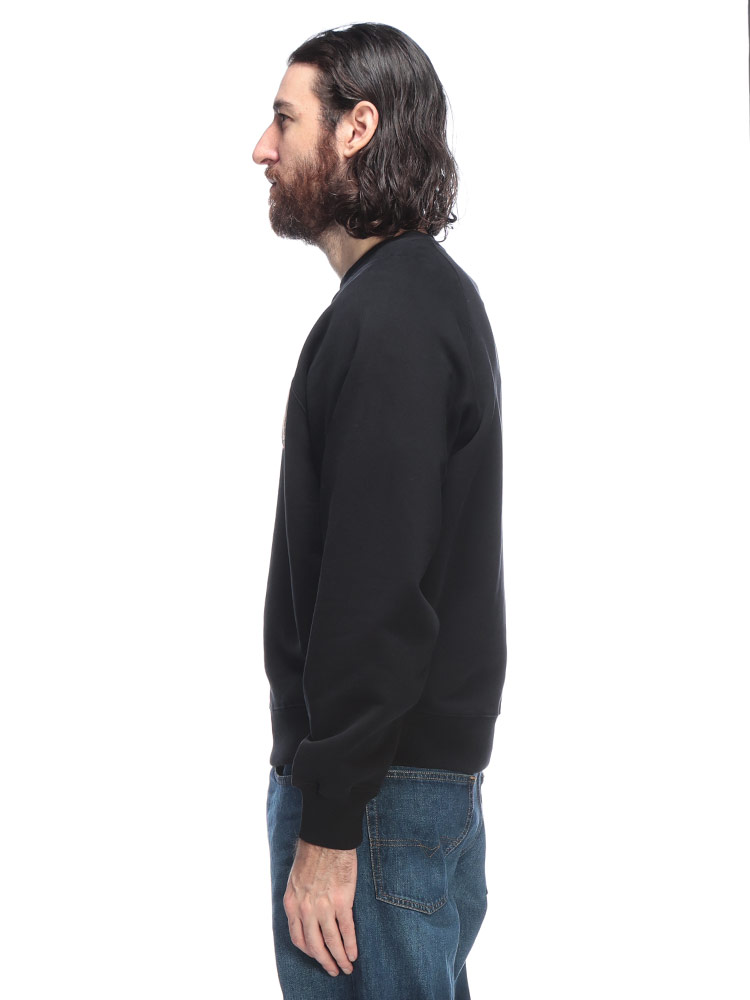 AMI PARIS (アミパリス) ロゴパッチ クルーネック トレーナー Ami de