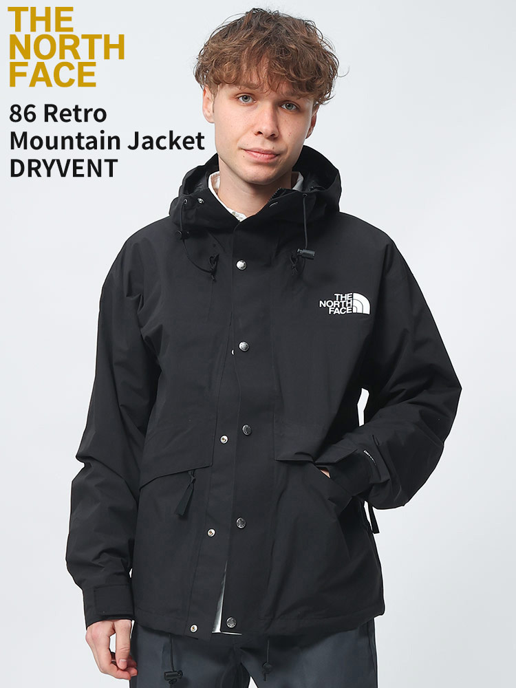 THE NORTH FACE (ザ ノースフェイス) ナイロン ロゴプリント ダブル