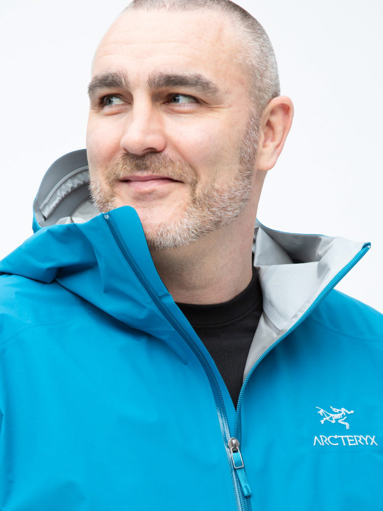 大きいサイズ メンズ ARC'TERYX (アークテリクス) ゴアテックス 胸ロゴ