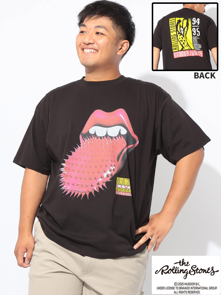 半袖 Tシャツ THE ROLLING STONES プリント バンドT クルーネック