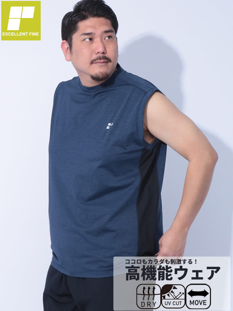 ノースリーブ Tシャツ sorona ドライ ストレッチ クルーネック