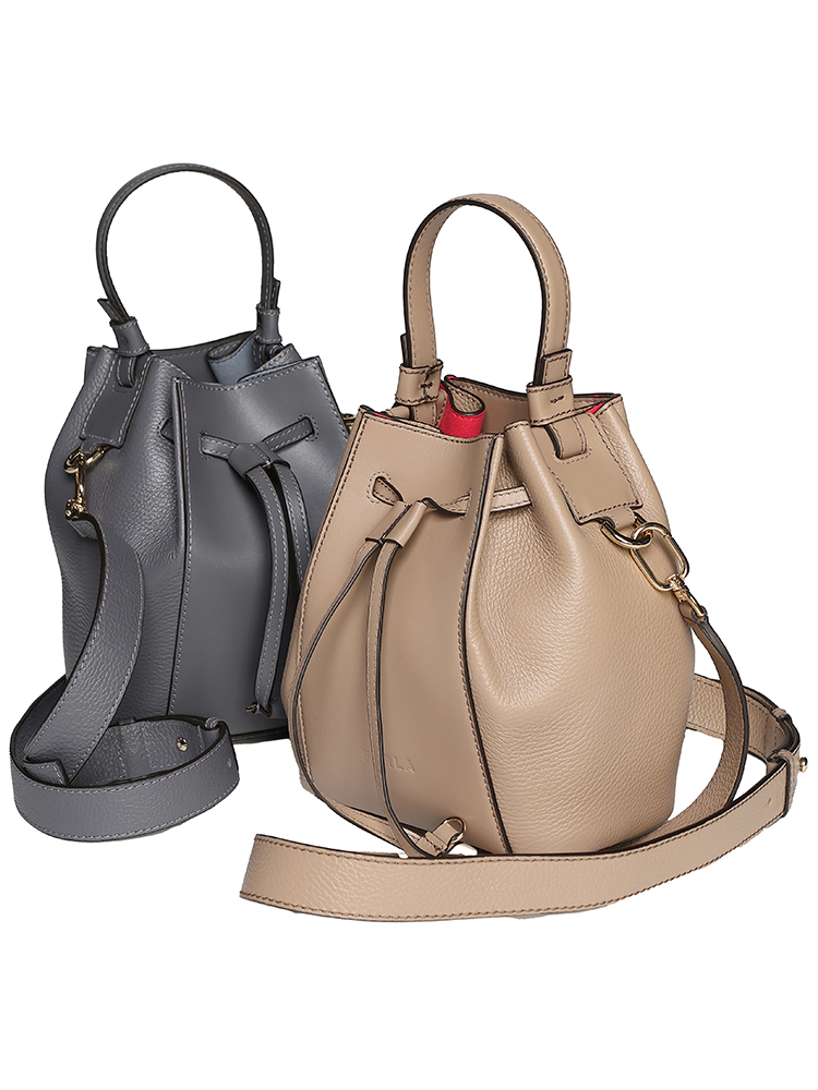 FURLA (フルラ) 2WAY レザー バケットハンドバッグ FRLWB00353