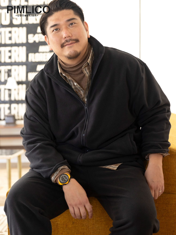 フリース ジャケット フルジップ スタンドカラー アウター ブルゾン