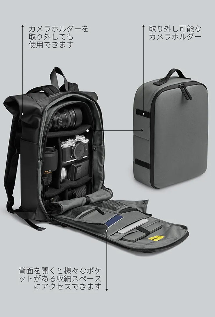 GASTON LUGA (ガストンルーガ) 防水 PCポケット バックパック GL