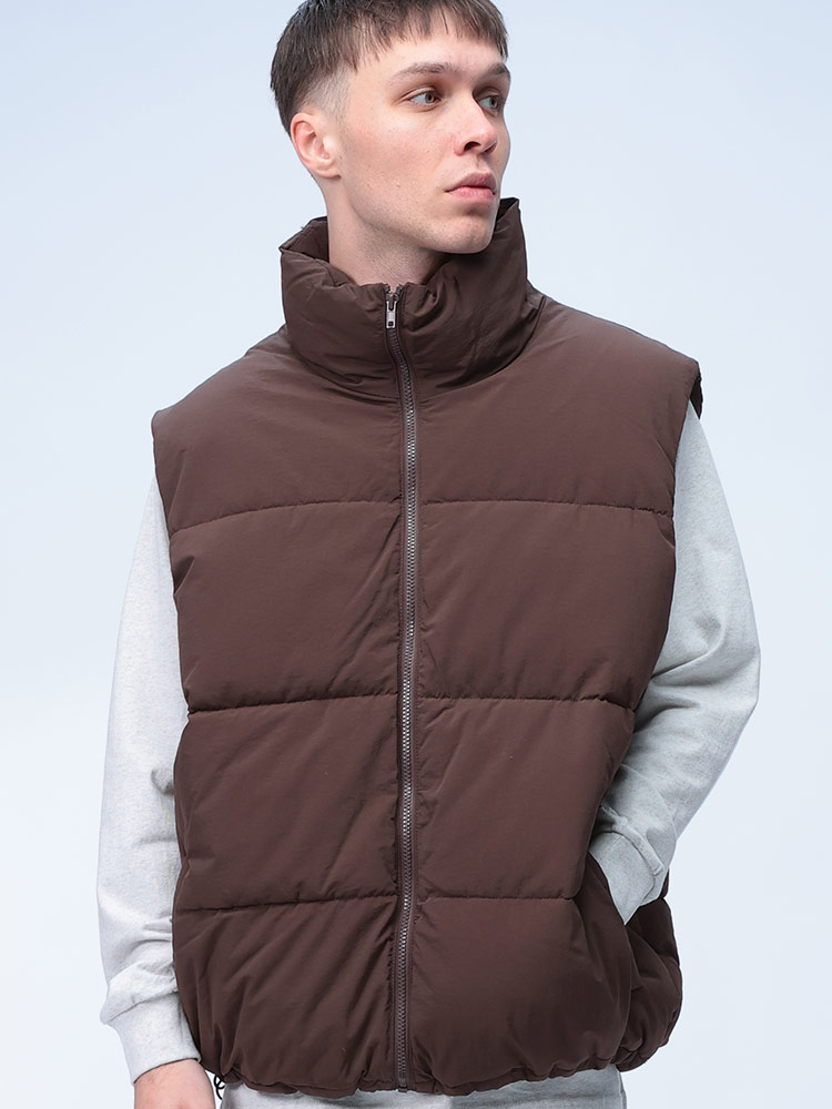 SAKAZEN (サカゼン) ナイロン タスラン フルジップ 中綿ベスト WIT303