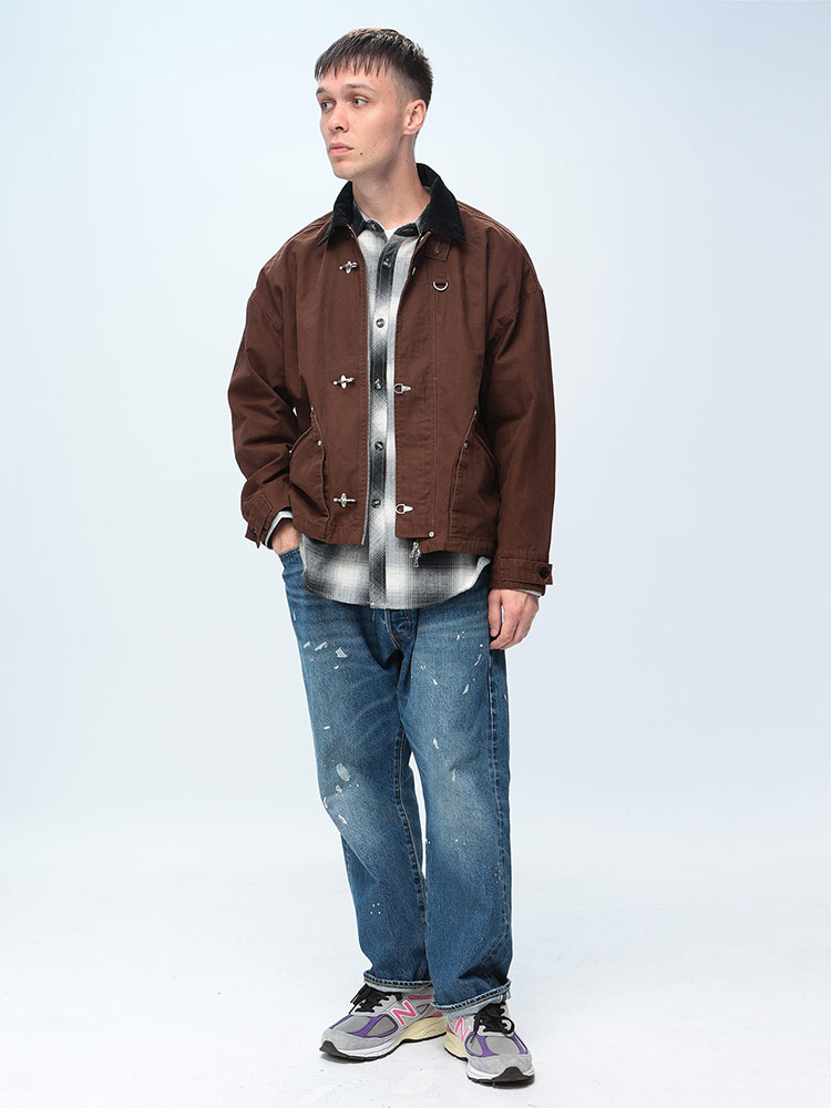 WOODENDOLL (ウッディンドール) バックルジップ ダックジャケット