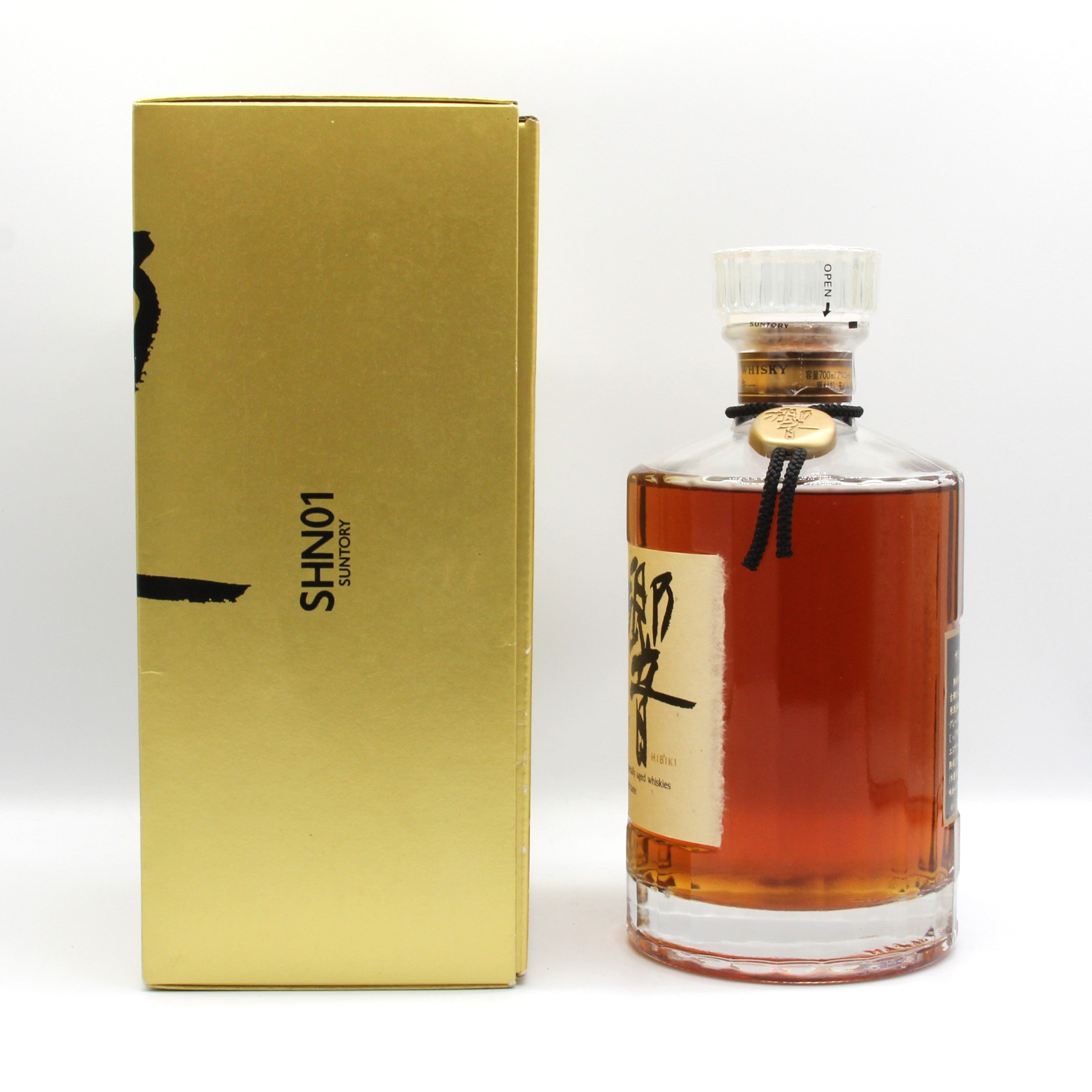 サントリー ウイスキー 響 旧ラベル クリアキャップ 43% 700ml 箱付き